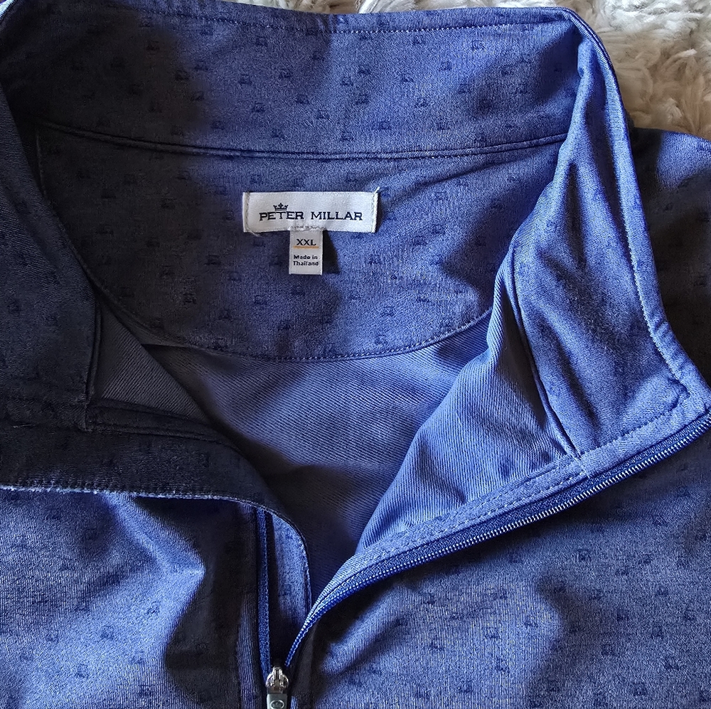 Peter Millar Perth Carts Performance Quarter-Zip … - image 3